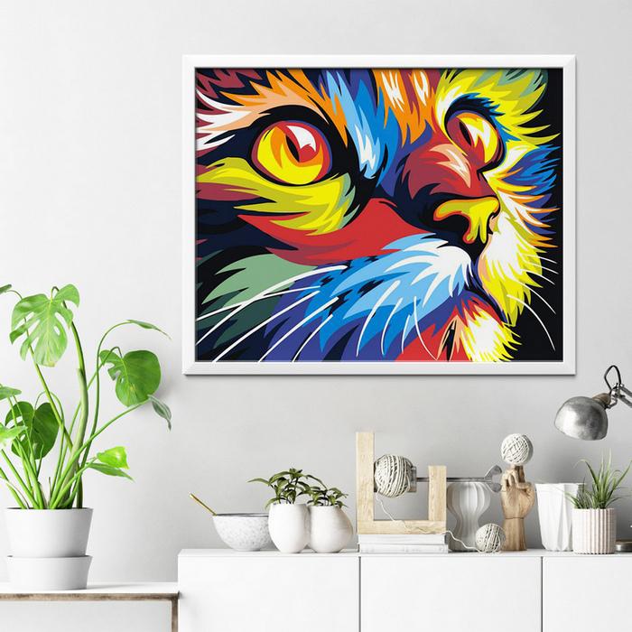 Colorful Cat - Diamond Painting Kit | Hobby Stories